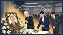 李대통령, 장동혁 가족상에 조의…한동훈·이준석도 조문 행렬