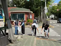 인천TP-콘텐츠 입주기업, 청천천 일대서 ‘플로깅’ 봉사… ESG 경영 실천