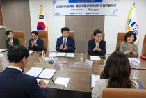 인천교육청·검단구, 교육혁신지구 협약…학교·지역사회 교육협력 구축