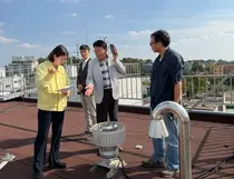 수도권대기환경청, 구월동 측정소 점검…추석에도 대기질 자료 연속 생산