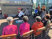 미추홀구시설관리공단, 경로당서 고령자 맞춤형 화재·응급훈련