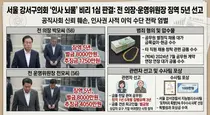 강서구의회 전 의장·운영위원장, 인사청탁 뇌물 수수로 각각 징역 5년