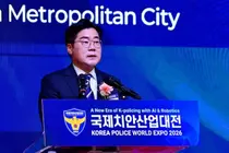 AI 순찰로봇부터 사이버보안까지…인천 송도서 국제치안산업대전 개막