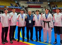 강화군청 태권도팀, 전국체전 금·은·동메달 3개 획득