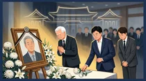 李대통령, 장동혁 가족상에 조의…한동훈·이준석도 조문 행렬