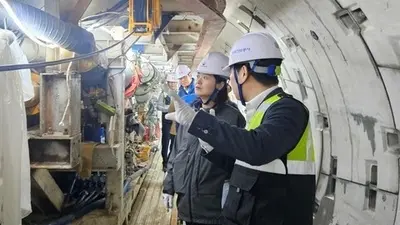 시흥~송도 8㎞ 지중 전력망 2028년 완공 목표…수도권대기환경청, 공사 현장 점검
