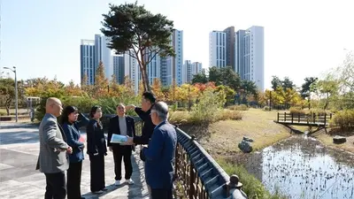 영종구의회, 공원·체육시설 4곳 현장점검…파크골프 이용난·공원 악취 개선 논의