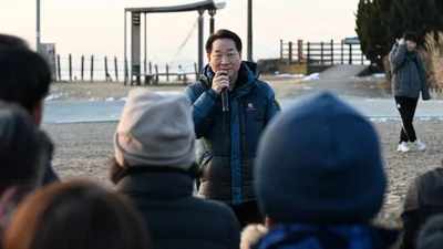 尤正福仁川市長，登上文學山重申‘馬不停蹄’…“民選8期成果完成之年”