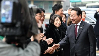 [포토] '생생톡톡! 애인소통' 유정복 인천시장, 2026 미추홀구 연두방문