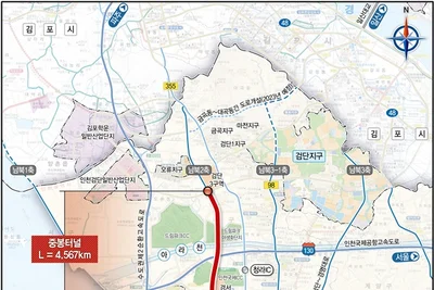 인천 남북 잇는 ‘중봉터널’ 물꼬 텄다… 우선협상대상자에 DL건설 컨소시엄