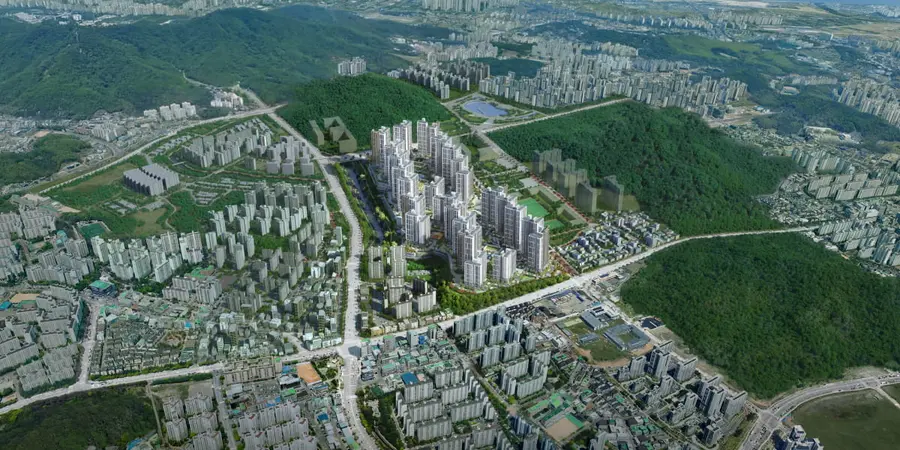 더샾 검단레이크파크 광역조감