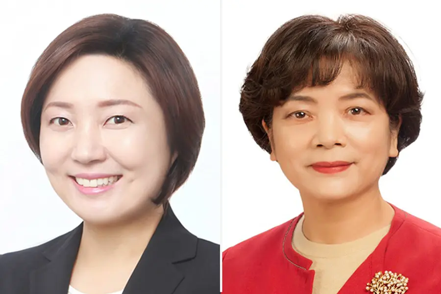 왼쪽부터 방지현, 신영희 인천시의원