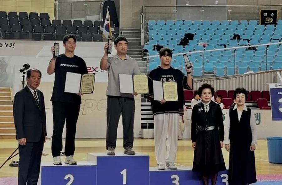 부평구 태권도선수단, 문체부장관기서 금메달 3개 획득... 단체전 3위