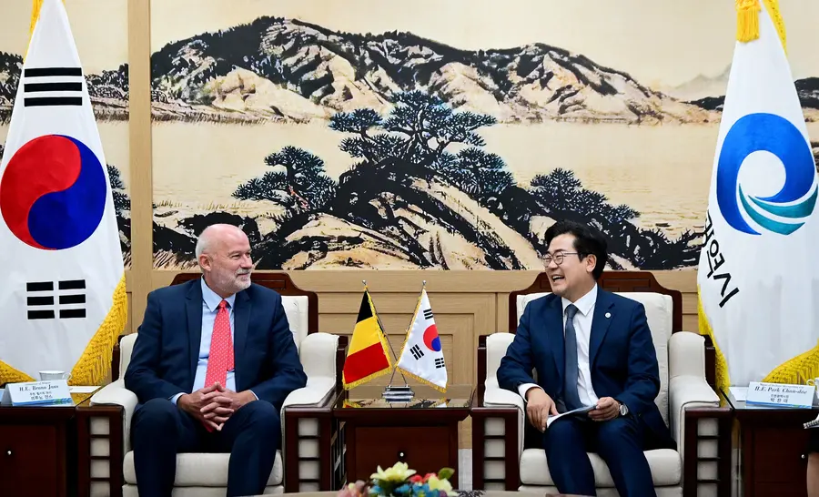 박찬대 인천시장, 주한 벨기에 대사 접견