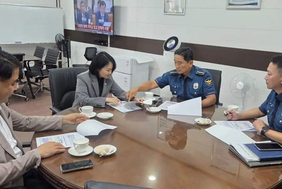 김원진 서해구의원, 청라3파출소(가칭) 신설 협의