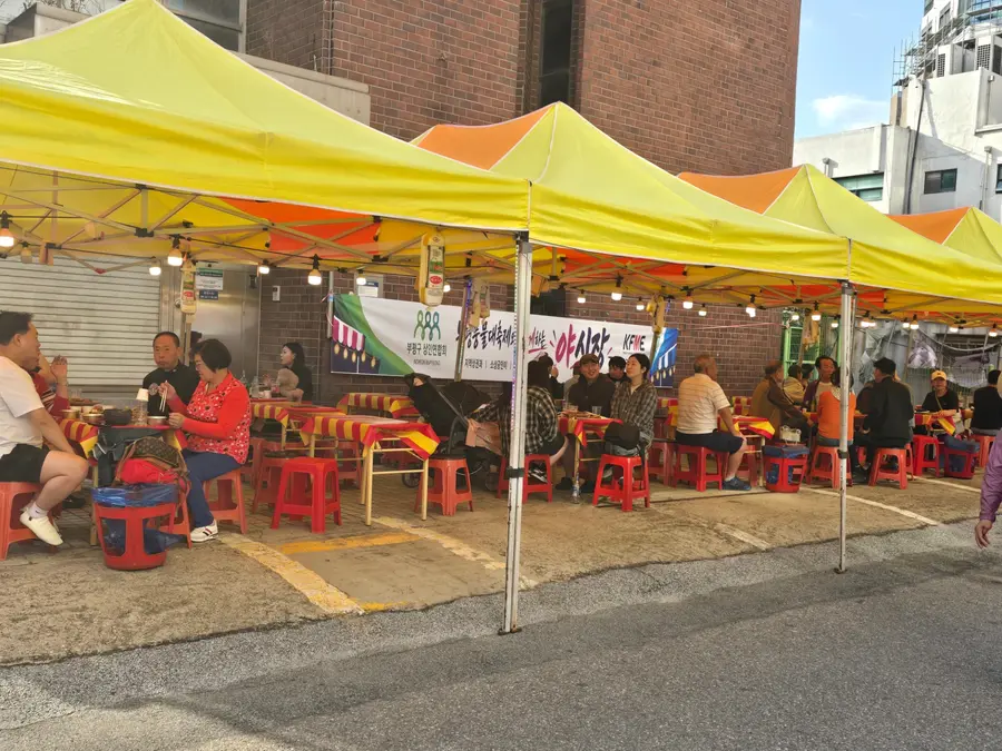 부평풍물대축제 기간 중 운영된 사유지 노점