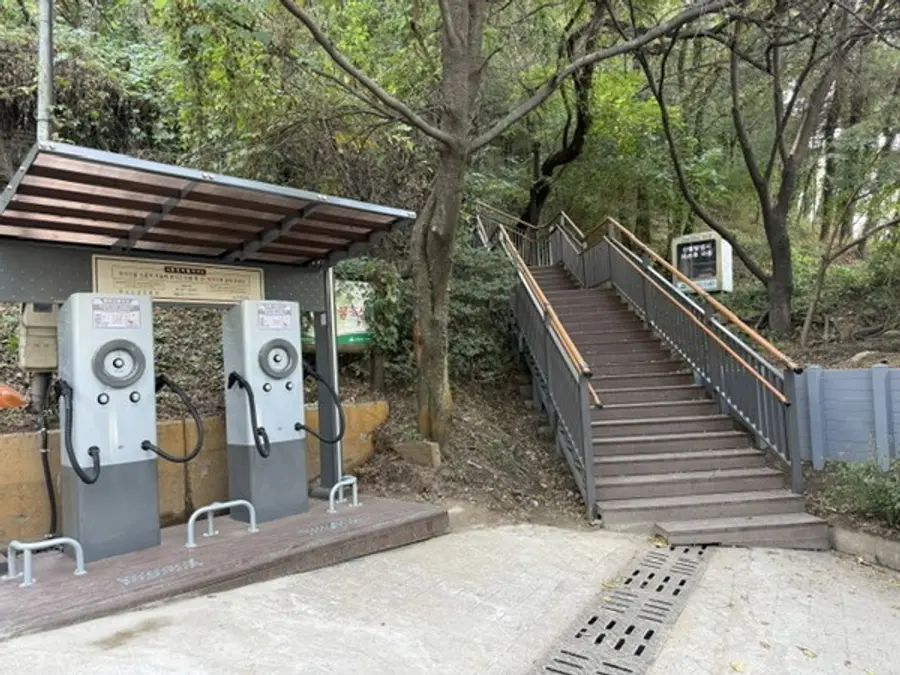 문학산 스승약수터~노적봉 능선 등산로